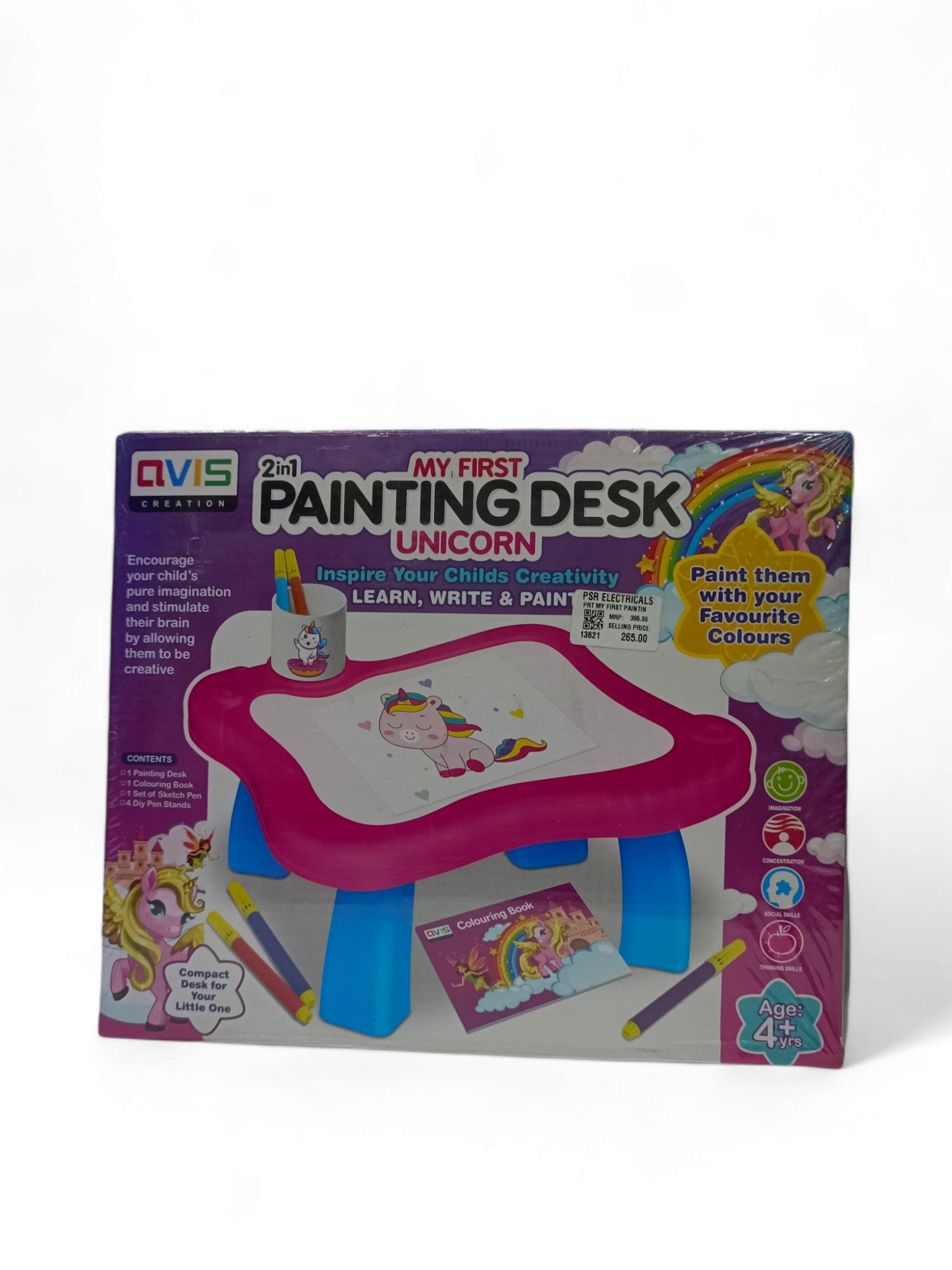 PRT MY FIRST PAINTING DESK 2IN1 UNICORN