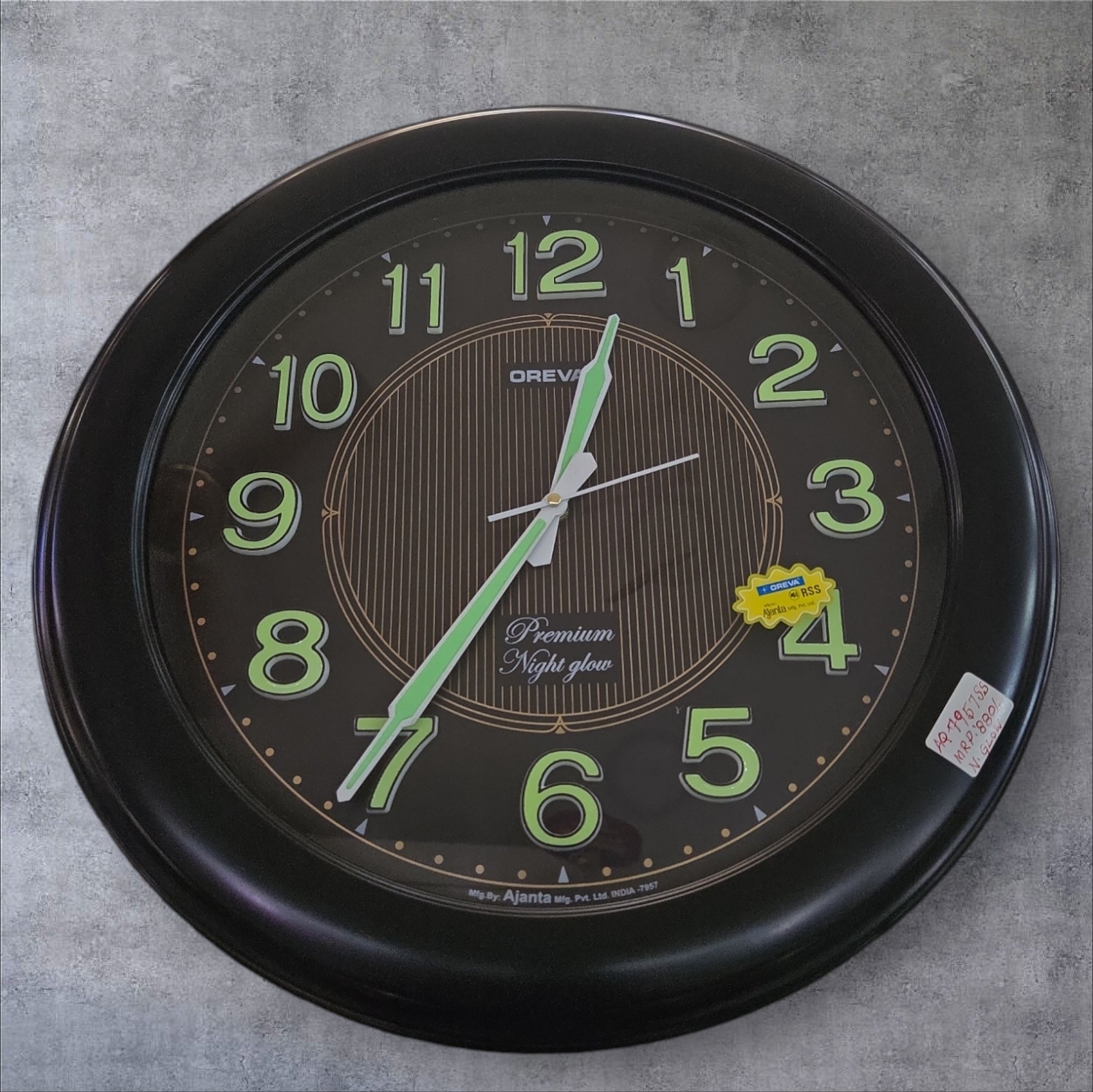 AQ NG 7957 SS RADIUM CLOCK