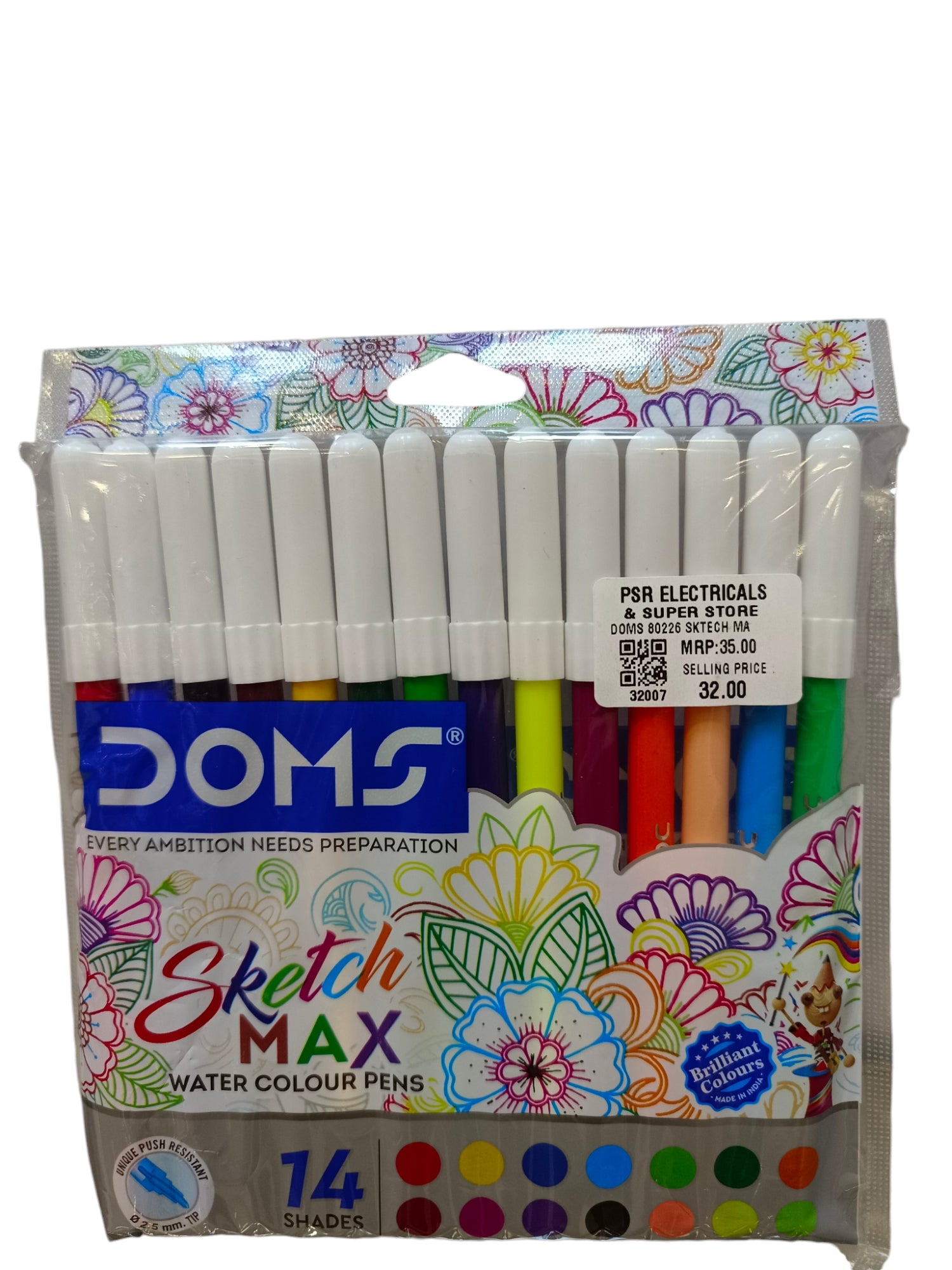 DOMS 80226 SKTECH MAX W CLR PEN 14