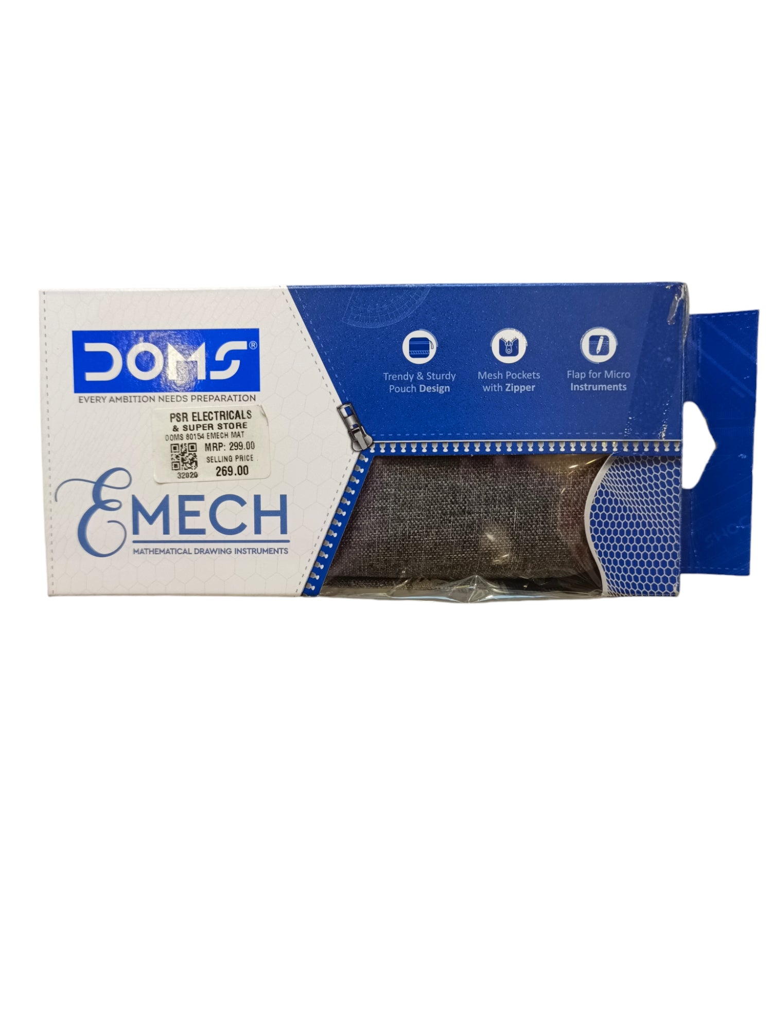 DOMS 80154 EMECH MATH DRAW INST BOX