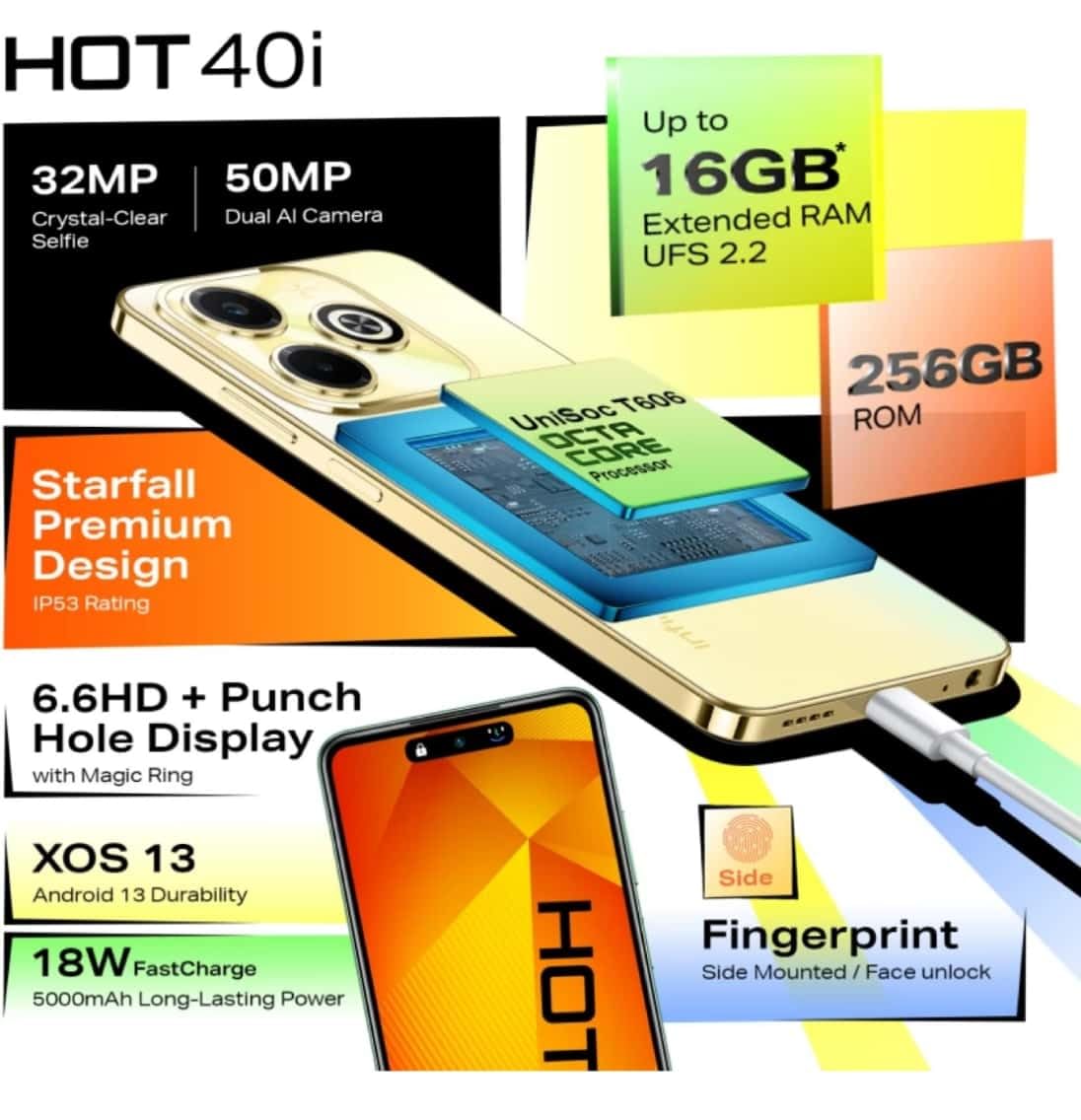 INFINIX HOT 40i 8/256 GR