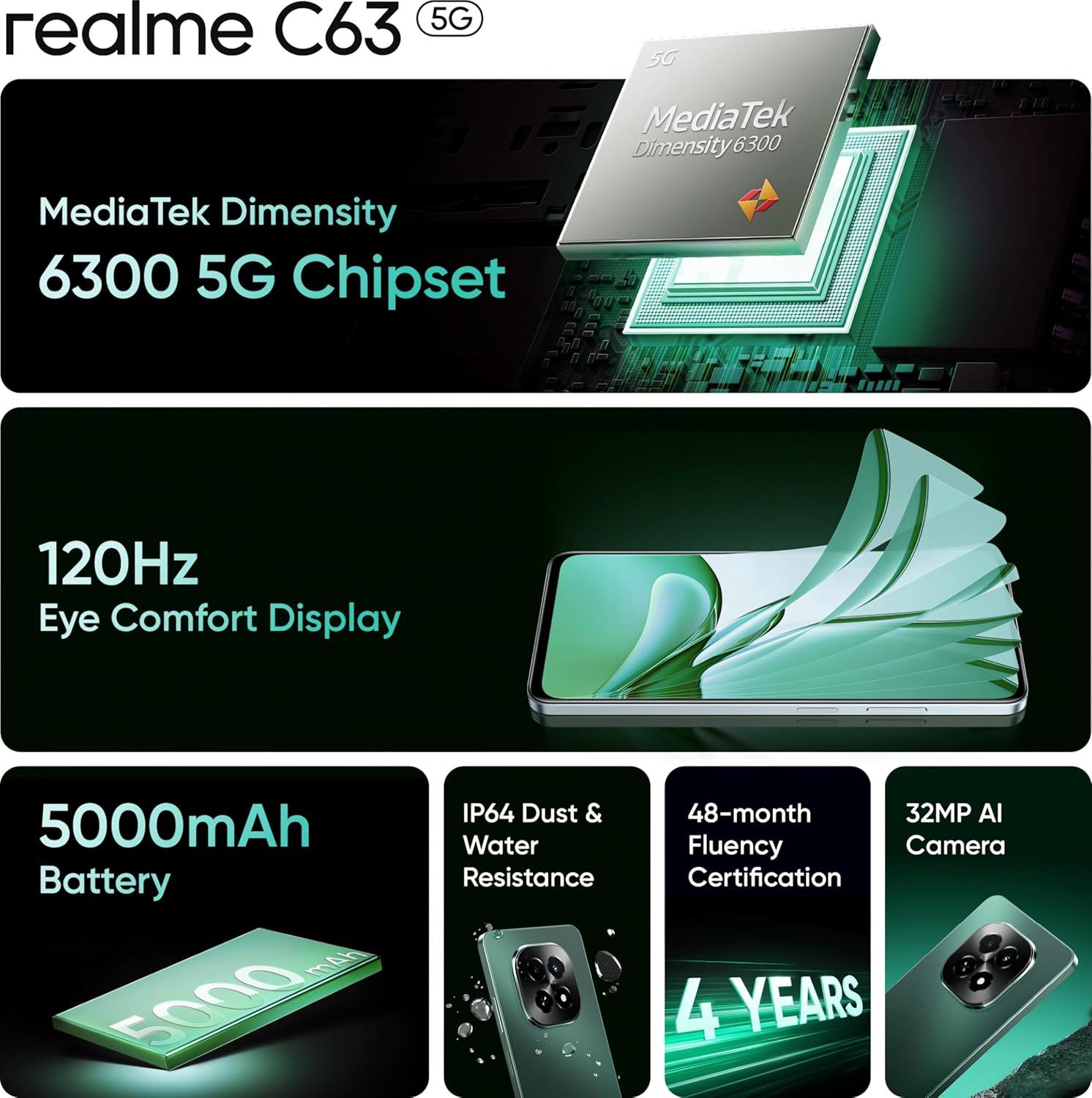 REALME C63 5G 6+128 FGR